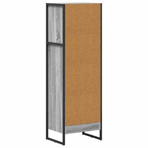 Graues Bücherregal Sonoma, 40x30x121 cm
