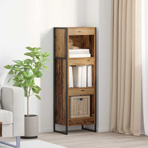 Bücherregal Altholz 121 cm