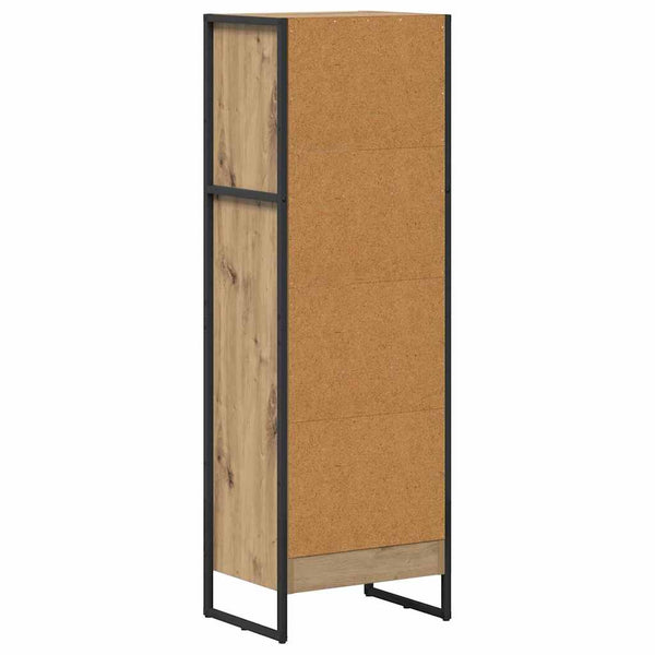 Bücherregal Eiche 40x30x121 cm