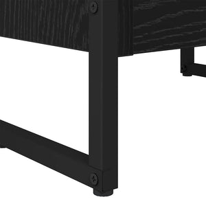 vidaXL Étagère à livres aspect chêne noir 40 x 30 x 155 cm Bois d'ingénierie