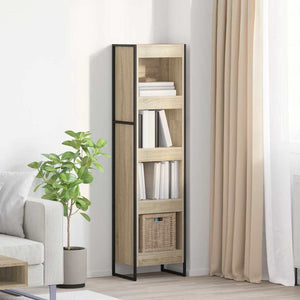 Sonoma Bücherregal, Holzwerkstoff, 155 cm