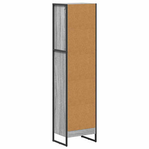 Graues Bücherregal Sonoma 40x30x155cm