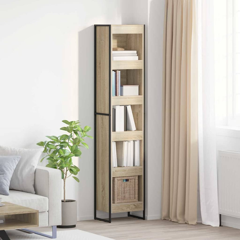 Bücherregal Sonoma Holzwerkstoff 40x30x189,5 cm
