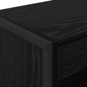 vidaXL Bibliothèque Chêne Noir 60 x 30 x 86,5 cm
