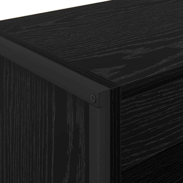 vidaXL Bibliothèque Chêne Noir 60 x 30 x 86,5 cm