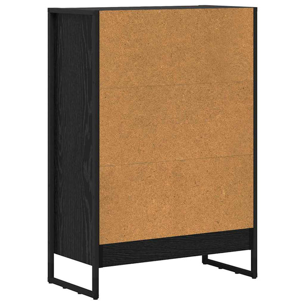 vidaXL Bibliothèque Chêne Noir 60 x 30 x 86,5 cm