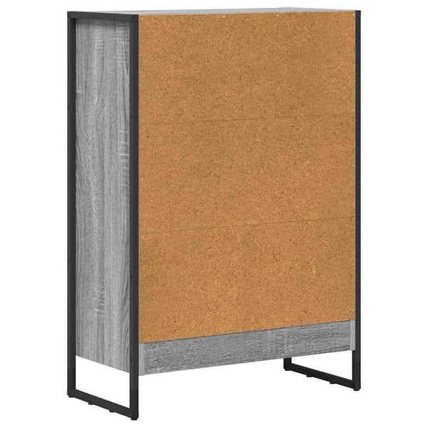 Bücherregal Sonoma Grau 60x86,5 cm