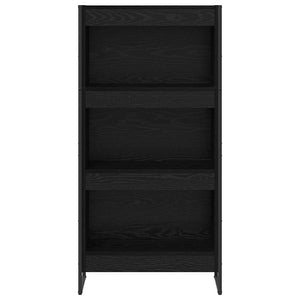 vidaXL Bibliothèque noir aspect chêne 60 x 30 x 121 cm bois d'ingénierie