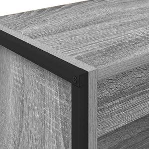 Bücherregal Sonoma Grau 60x30x121cm