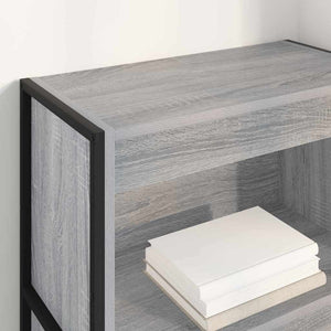 Bücherregal Sonoma Grau 60x30x121cm