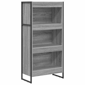 Bücherregal Sonoma Grau 60x30x121cm