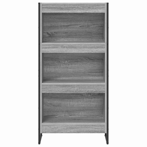 Bücherregal Sonoma Grau 60x30x121cm