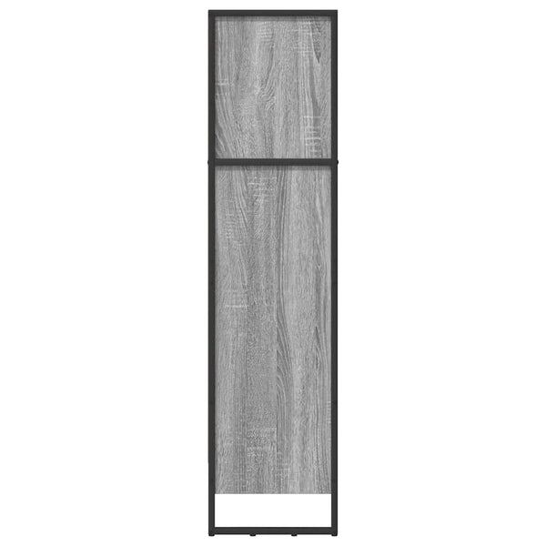 Bücherregal Sonoma Grau 60x30x121cm