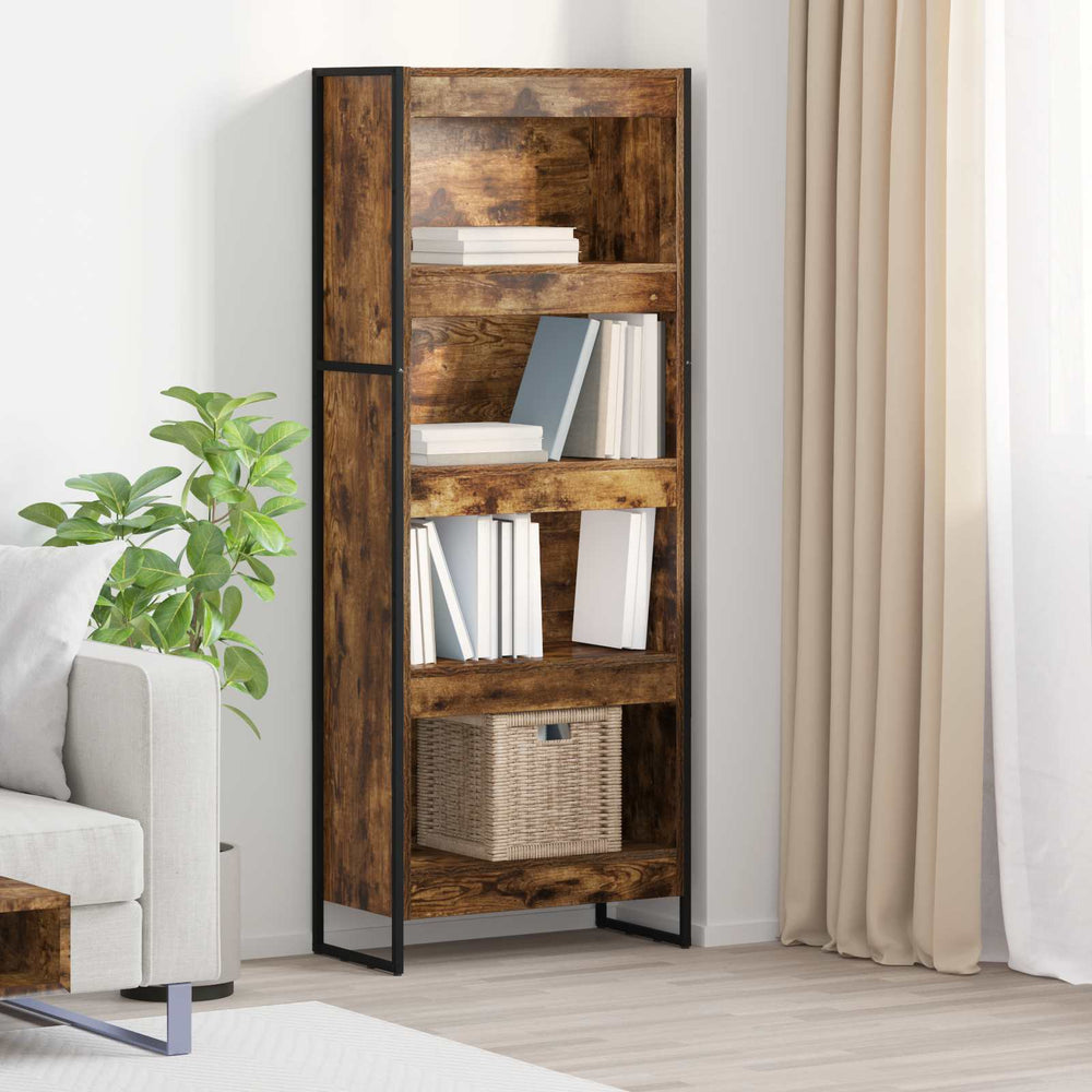 Bücherregal Raucharbe Holzwerkstoff 155cm