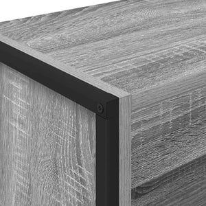 Bücherregal Graues Sonoma 60x30x155 cm