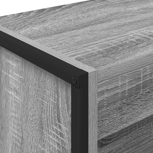 Bücherregal Graues Sonoma 60x30x155 cm