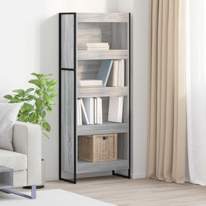 Bücherregal Graues Sonoma 60x30x155 cm