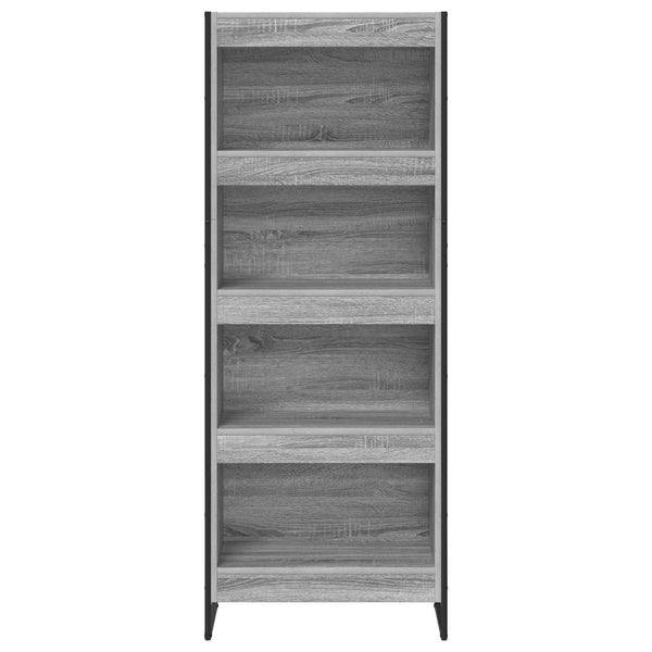 Bücherregal Graues Sonoma 60x30x155 cm