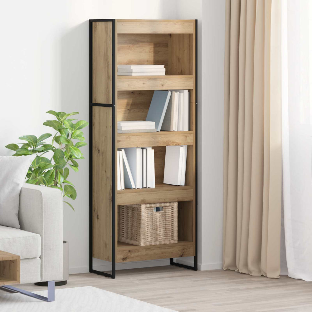 Bücherregal Eiche 60x30x155 cm