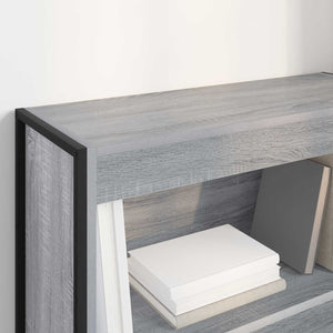 Bücherregal Grau Sonoma 80cm