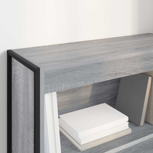 Bücherregal Grau Sonoma 80cm