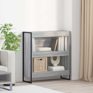 Bücherregal Grau Sonoma 80cm