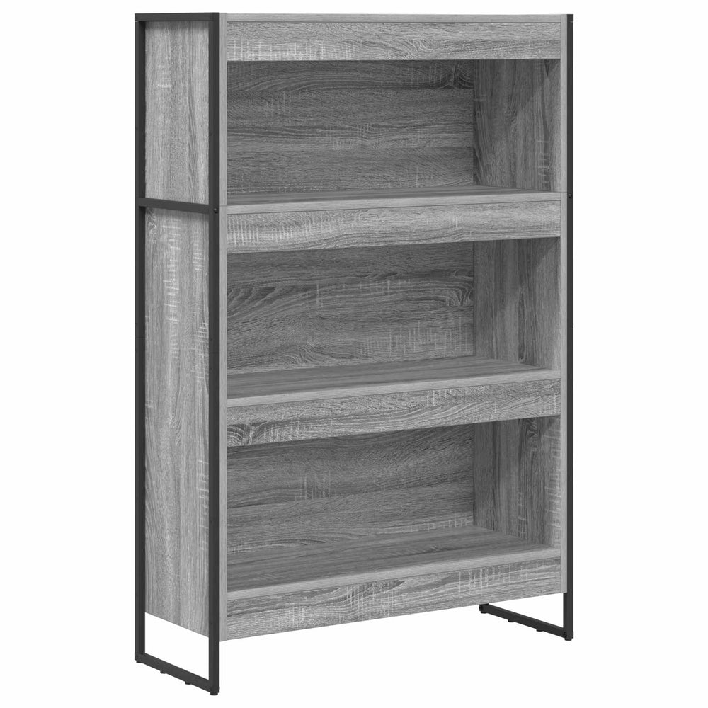 Bücherregal Grau Sonoma 80x30x121cm