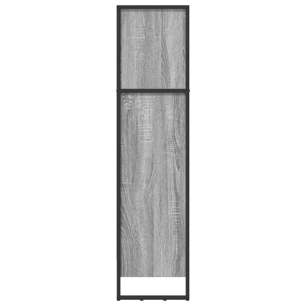 Bücherregal Grau Sonoma 80x30x121cm
