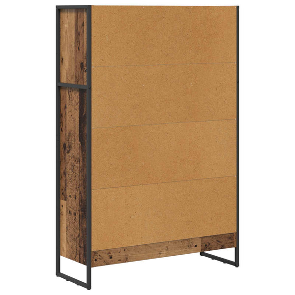 Bücherregal Altholz 80x30x121cm