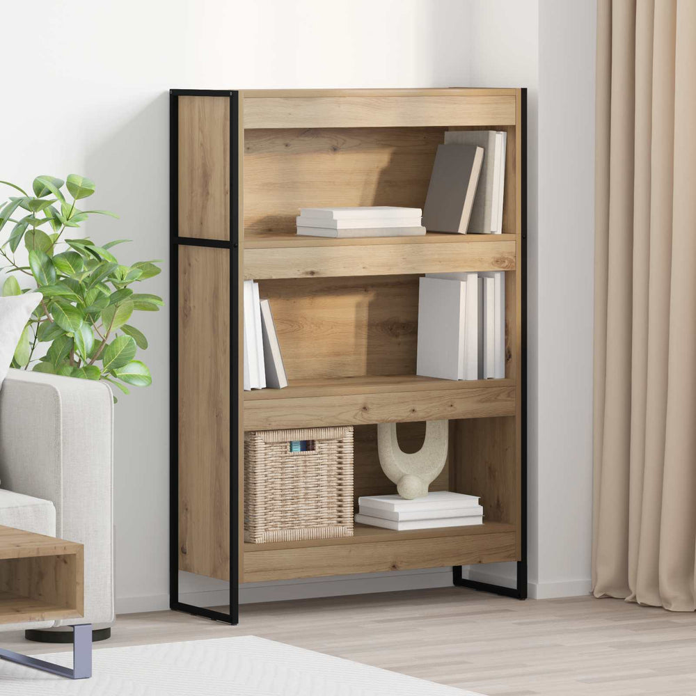 Bücherregal Eiche 80x30x121cm