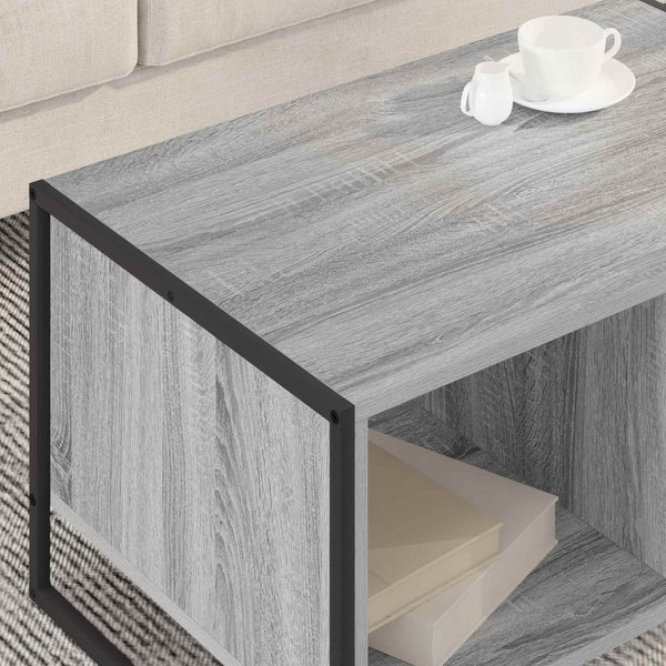 Couchtisch Sonoma Grau 80x50 cm