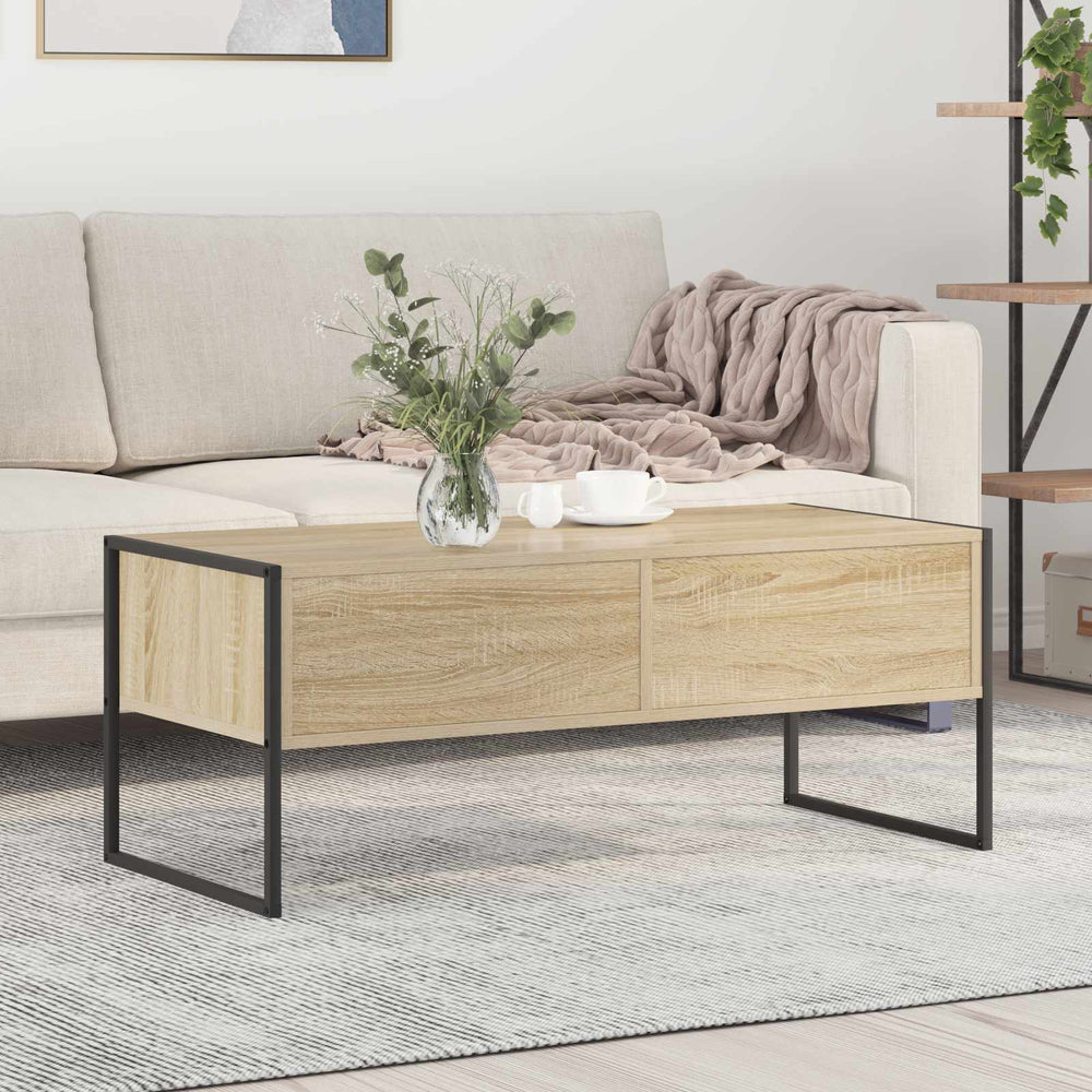 Couchtisch Sonoma mit Schubladen, 100 cm