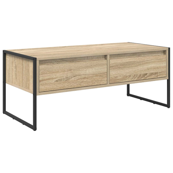 Couchtisch Sonoma mit Schubladen, 100 cm