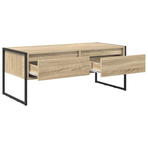 Couchtisch Sonoma mit Schubladen, 100 cm