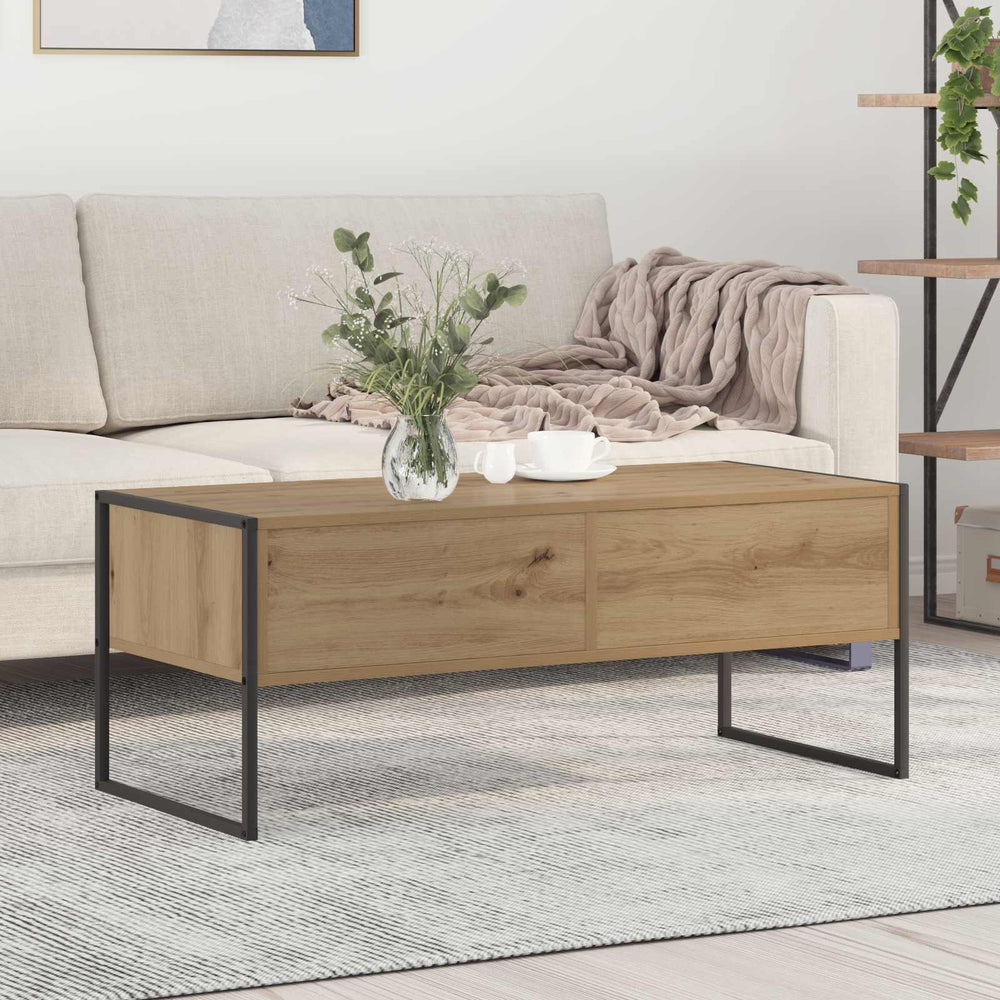 Couchtisch Eiche Kunsthandwerk 100x46 cm
