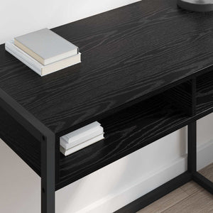 Schreibtisch Schwarz Eiche 100x50 cm