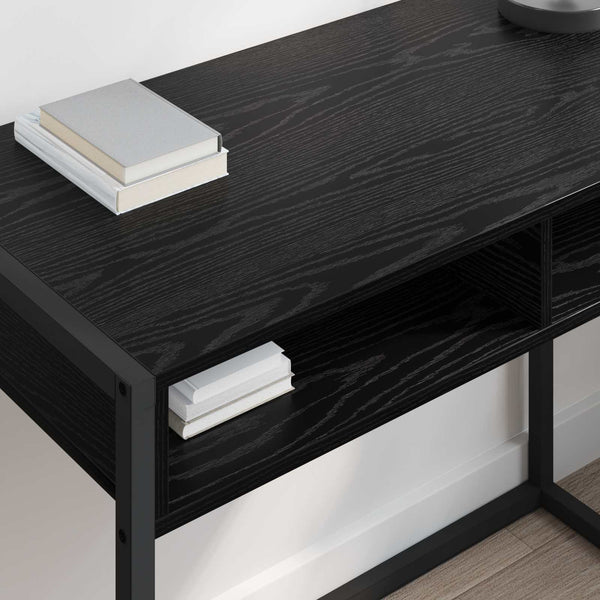 Schreibtisch Schwarz Eiche 100x50 cm