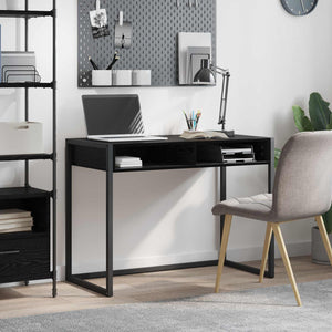 Schreibtisch Schwarz Eiche 100x50 cm