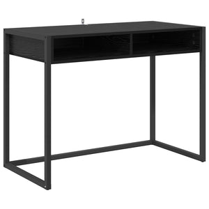 Schreibtisch Schwarz Eiche 100x50 cm