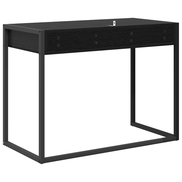 Schreibtisch Schwarz Eiche 100x50 cm