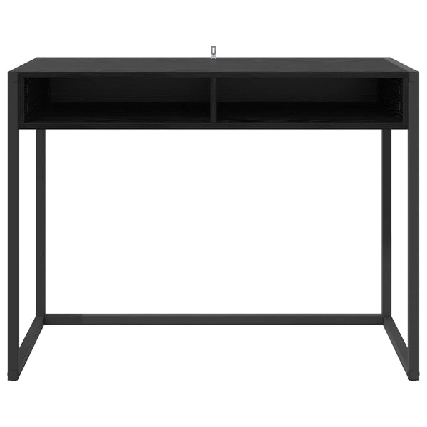 Schreibtisch Schwarz Eiche 100x50 cm