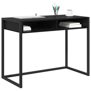 Schreibtisch Schwarz Eiche 100x50 cm