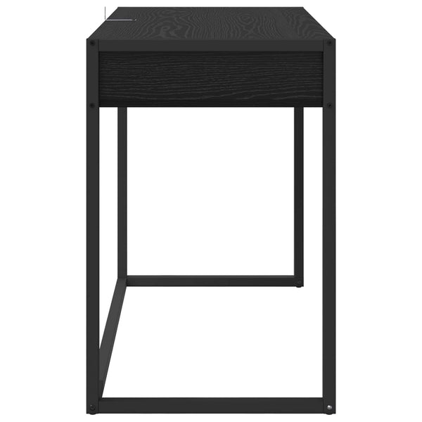 Schreibtisch Schwarz Eiche 100x50 cm