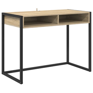 Schreibtisch Sonoma mit Stauraum, 100 cm