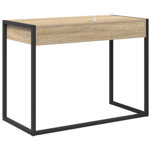 Schreibtisch Sonoma mit Stauraum, 100 cm