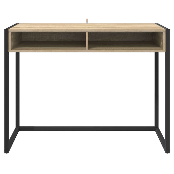 Schreibtisch Sonoma mit Stauraum, 100 cm