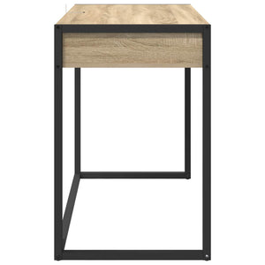 Schreibtisch Sonoma mit Stauraum, 100 cm