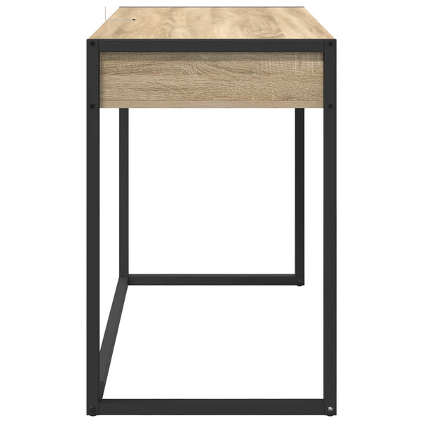 Schreibtisch Sonoma mit Stauraum, 100 cm