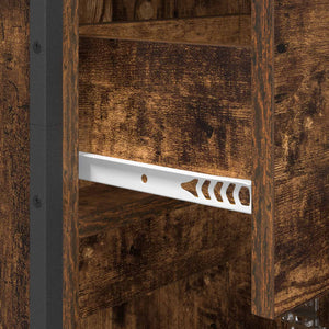 Badezimmerschrank Holzwerkstoff Raucharbe 180cm