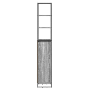 Badezimmerschrank Grau Sonoma 40x30x180cm